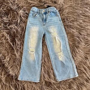 Appaman Girls Star Stitched Jeans 5T